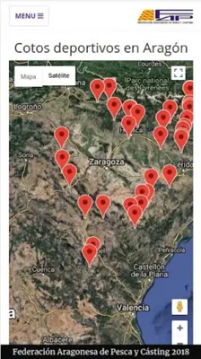 Federación Aragonesa de Pesca y Cásting android App screenshot 1